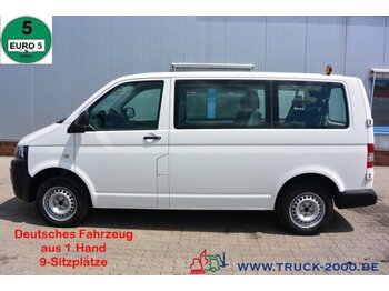 Minibus, transport de personnes — Volkswagen T5 Caravelle 2.0 TDI 9-Sitze Scheckheft TüV 8/24